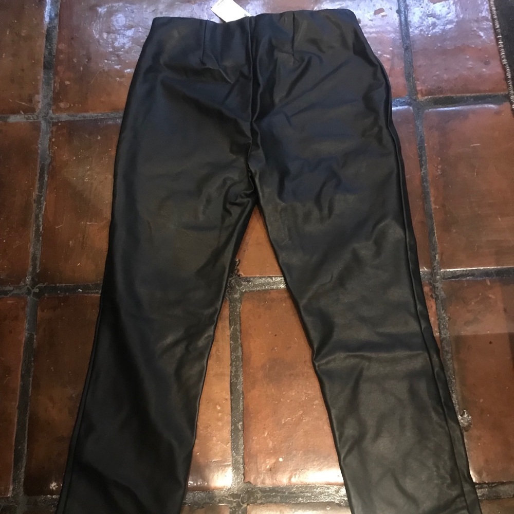 Ralph Lauren leather pants.